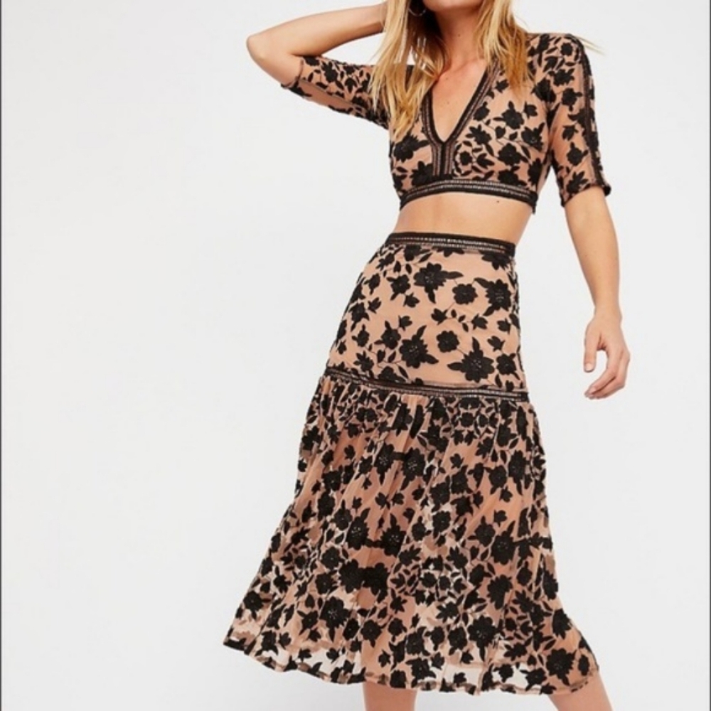 For Love & Lemons Temecula Skirt Set Small